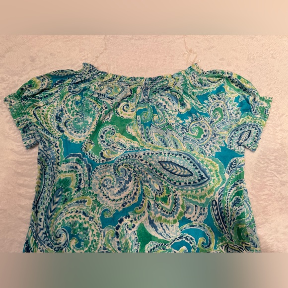 Women’s Chaps Paisley Print Shirt Size Small New With Tags - Picture 7 of 16